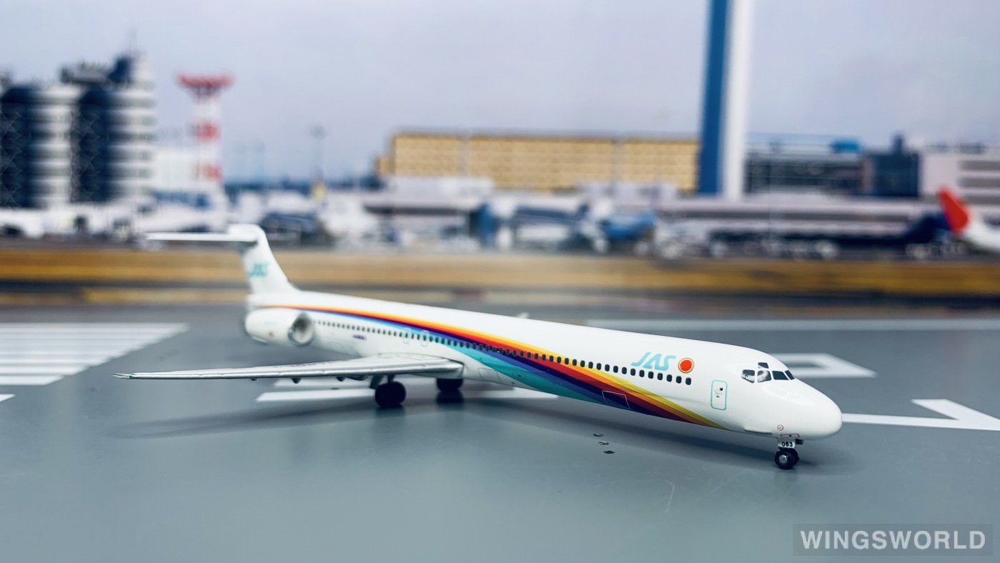 Phoenix 1:400 PH10020 JAS 日本佳速航空 McDonnell Douglas MD-90 JA8063