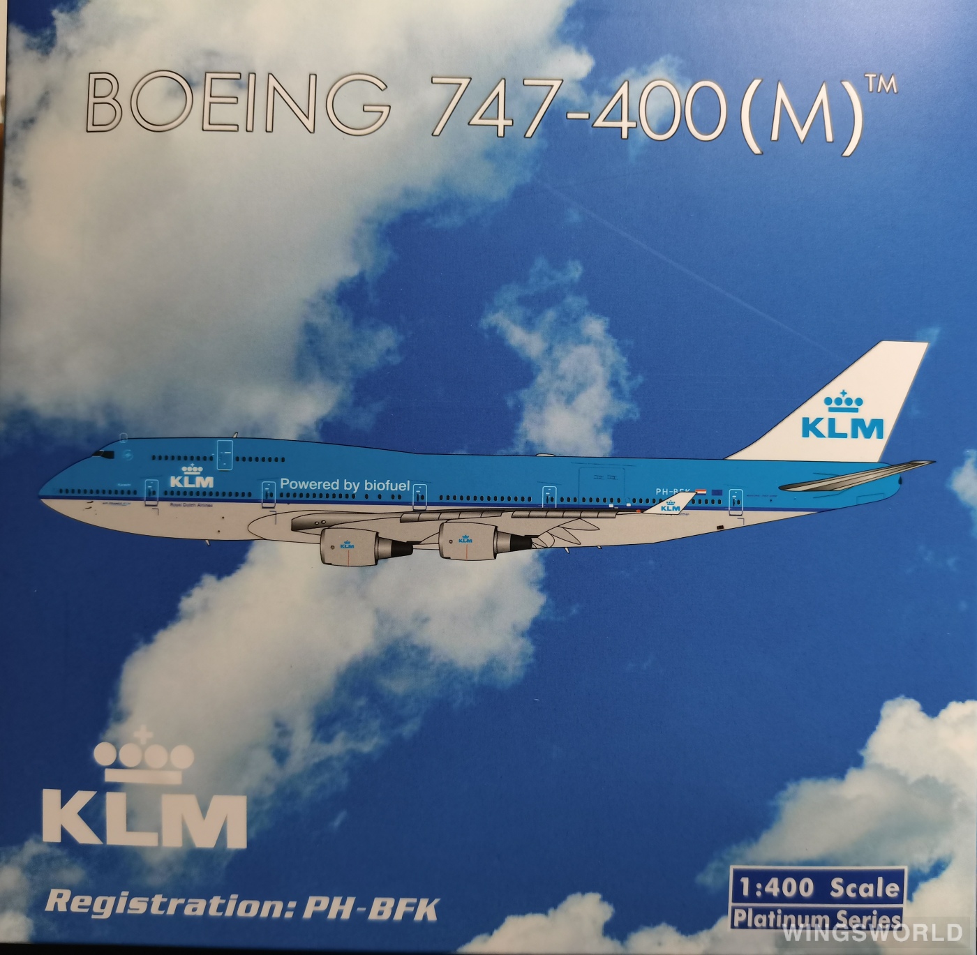 Phoenix 1:400 PH11622 KLM 荷兰皇家航空 Boeing 747-400 PH-BFK