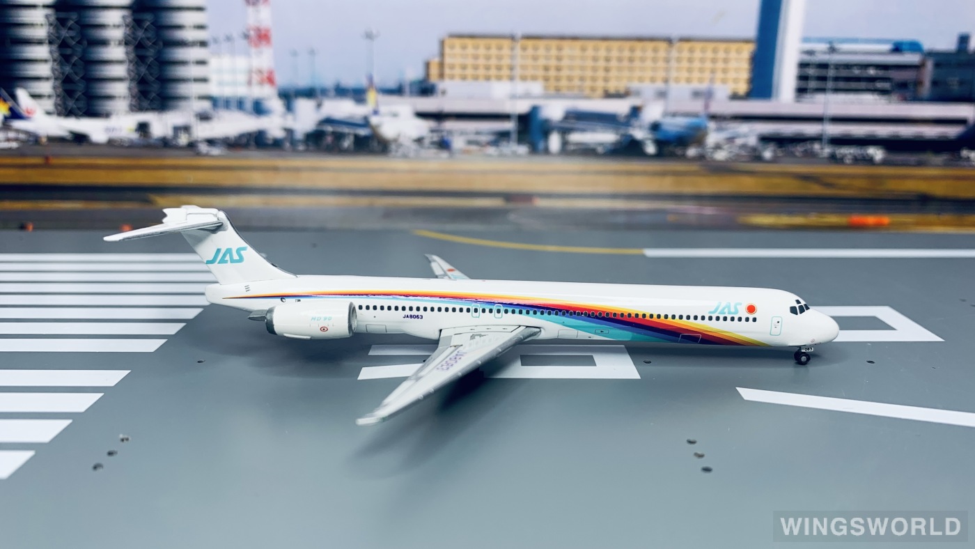 Phoenix 1:400 PH10020 JAS 日本佳速航空 McDonnell Douglas MD-90 JA8063