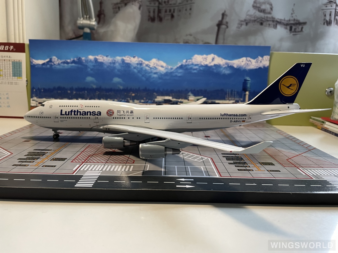Aviation200 1:200 AV2011 Lufthansa 汉莎航空 Boeing 747-400 D-ABVU