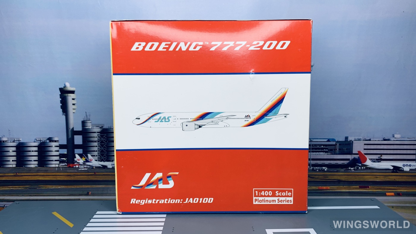 Phoenix 1:400 PH10235 JAS 日本佳速航空 Boeing 777-200 JA010D