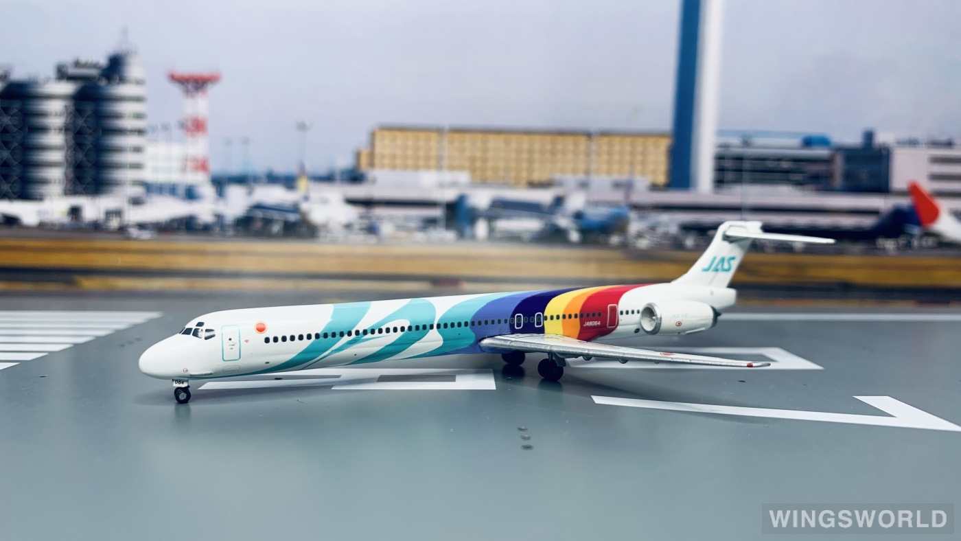Phoenix 1:400 PH10019 JAS 日本佳速航空 McDonnell Douglas MD-90 JA8064