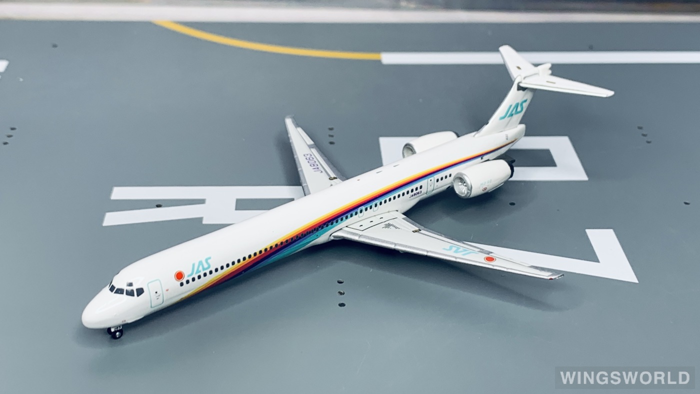 Phoenix 1:400 PH10020 JAS 日本佳速航空 McDonnell Douglas MD-90 JA8063