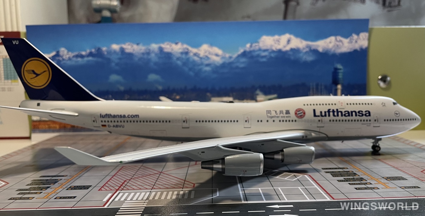 Aviation200 1:200 AV2011 Lufthansa 汉莎航空 Boeing 747-400 D-ABVU