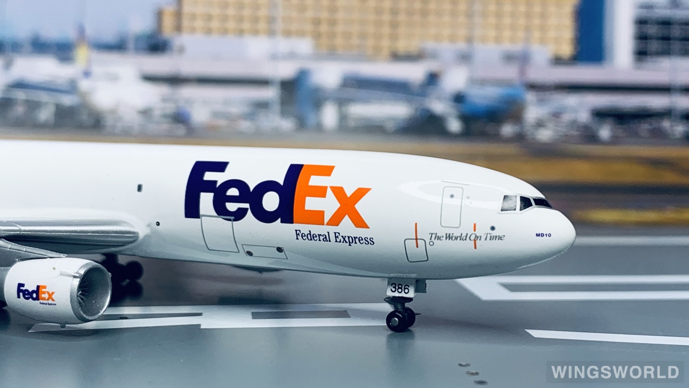 Dragon Models 1:400 55280B FedEx 联邦快递 McDonnell Douglas DC-10 N386FE