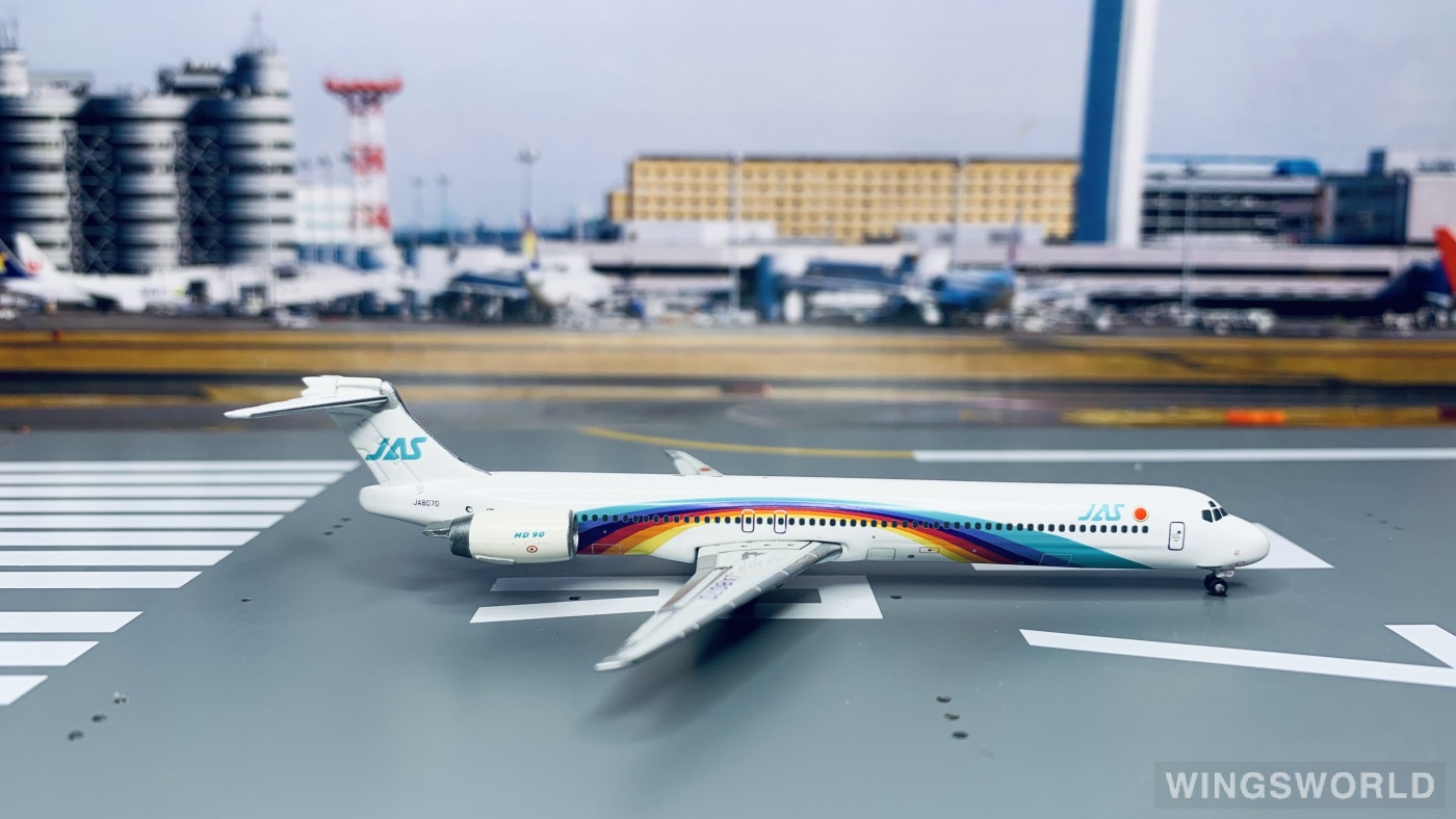 Phoenix 1:400 PH10047 JAS 日本佳速航空 McDonnell Douglas MD-90 JA8070