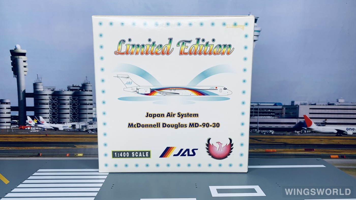 Phoenix 1:400 PH10047 JAS 日本佳速航空 McDonnell Douglas MD-90 JA8070
