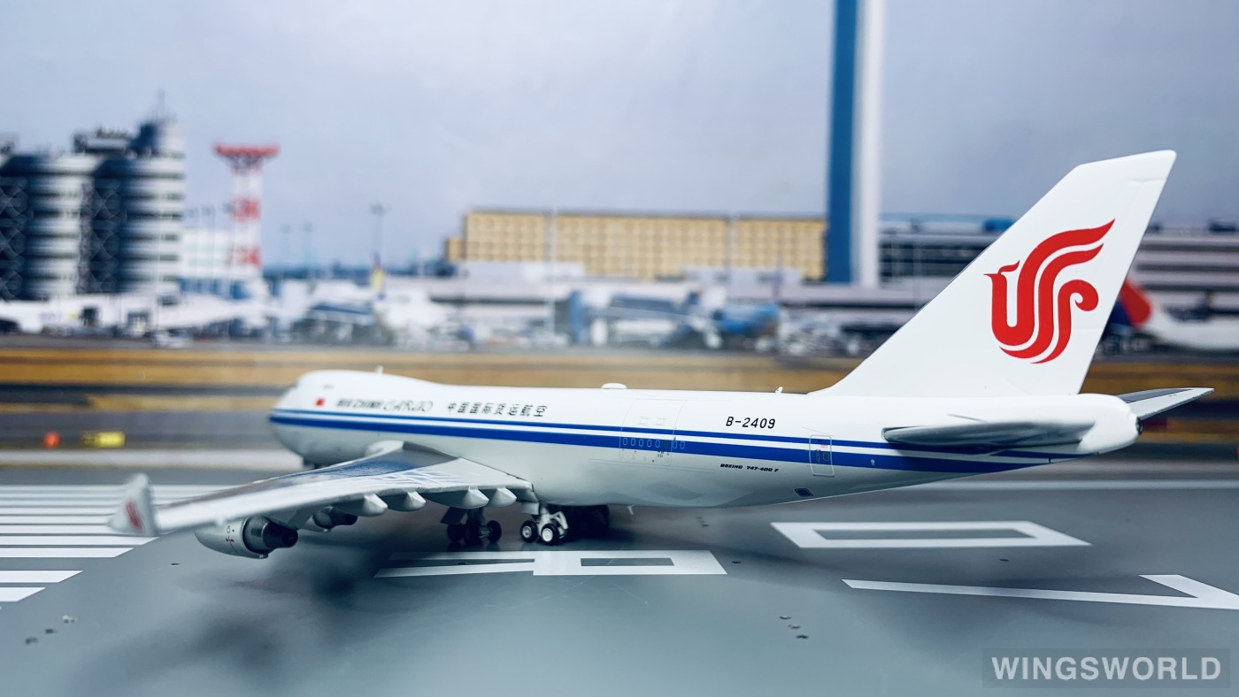 JC Wings 1:400 XX4447 Air China Cargo 中国国际货运航空 Boeing 747-400 B-2409