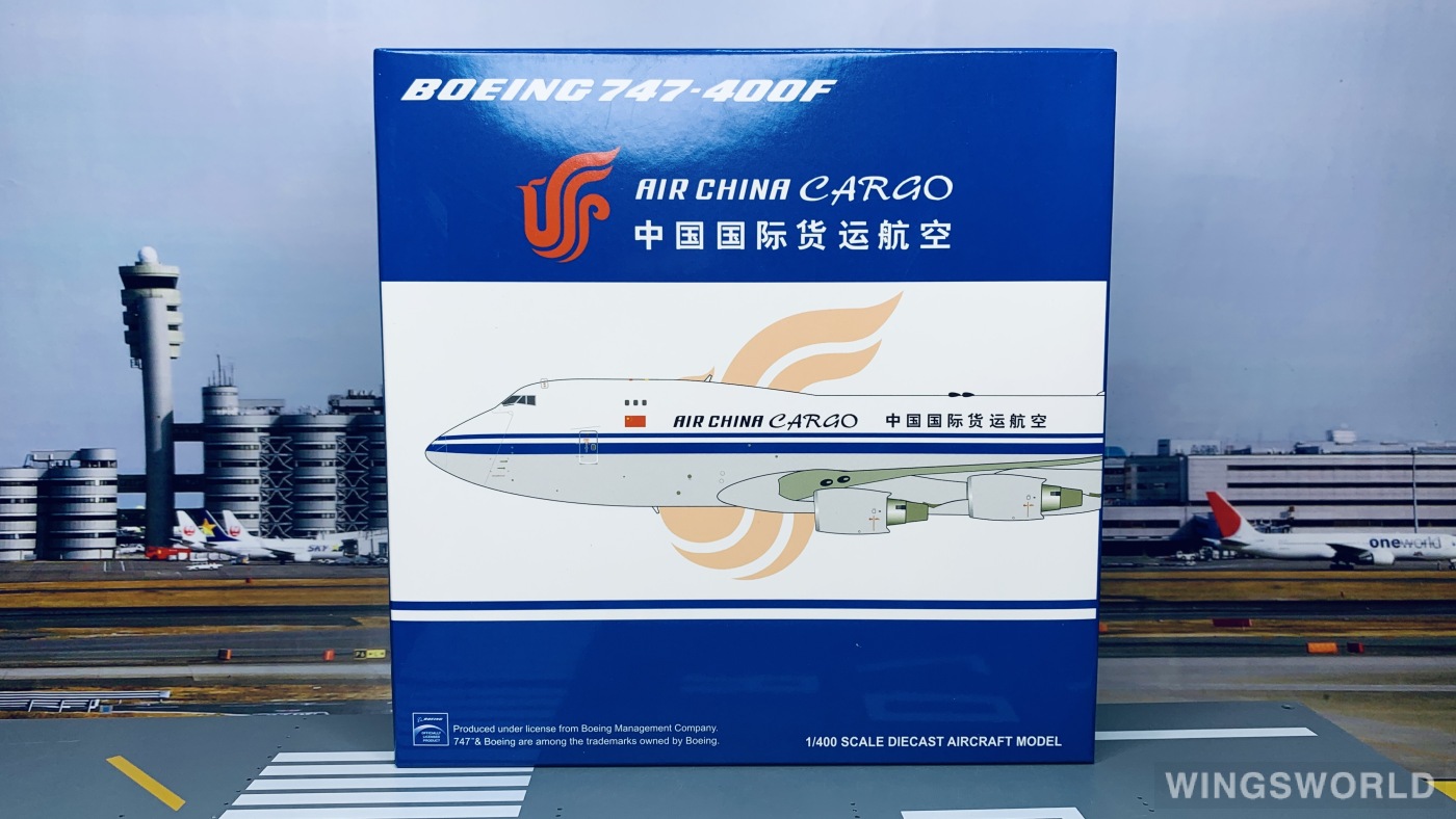 JC Wings 1:400 XX4447 Air China Cargo 中国国际货运航空 Boeing 747-400 B-2409
