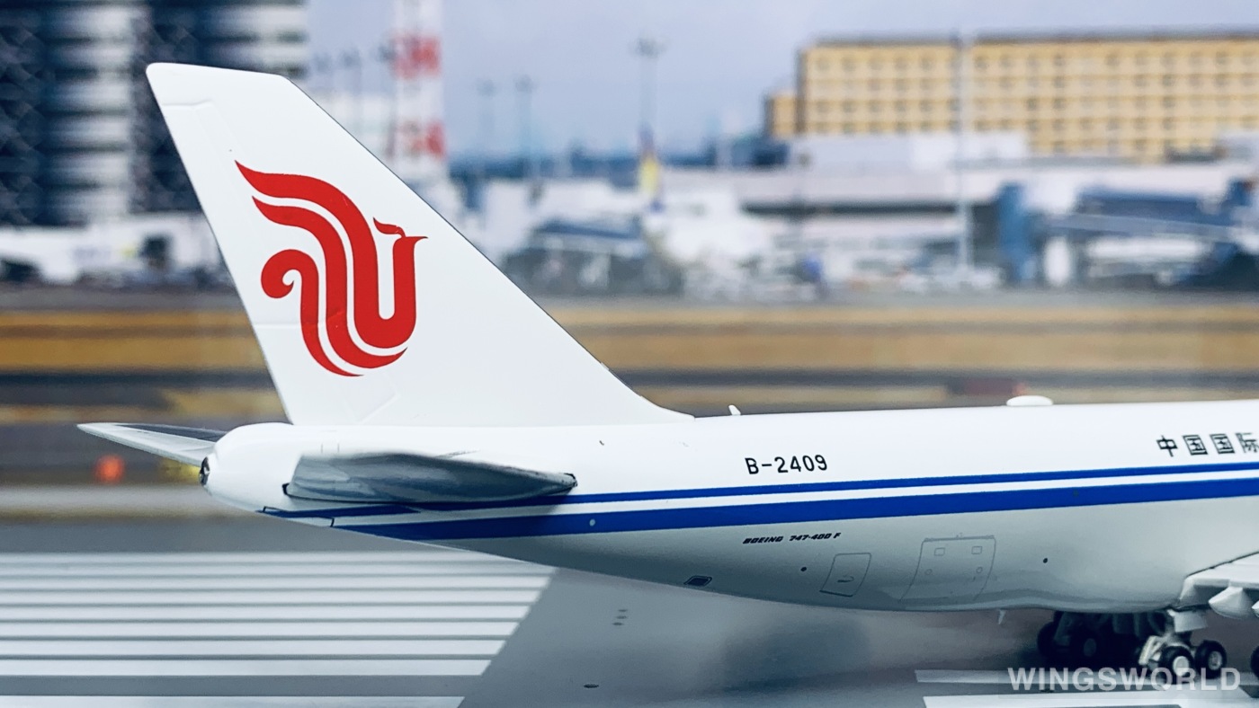 JC Wings 1:400 XX4447 Air China Cargo 中国国际货运航空 Boeing 747-400 B-2409