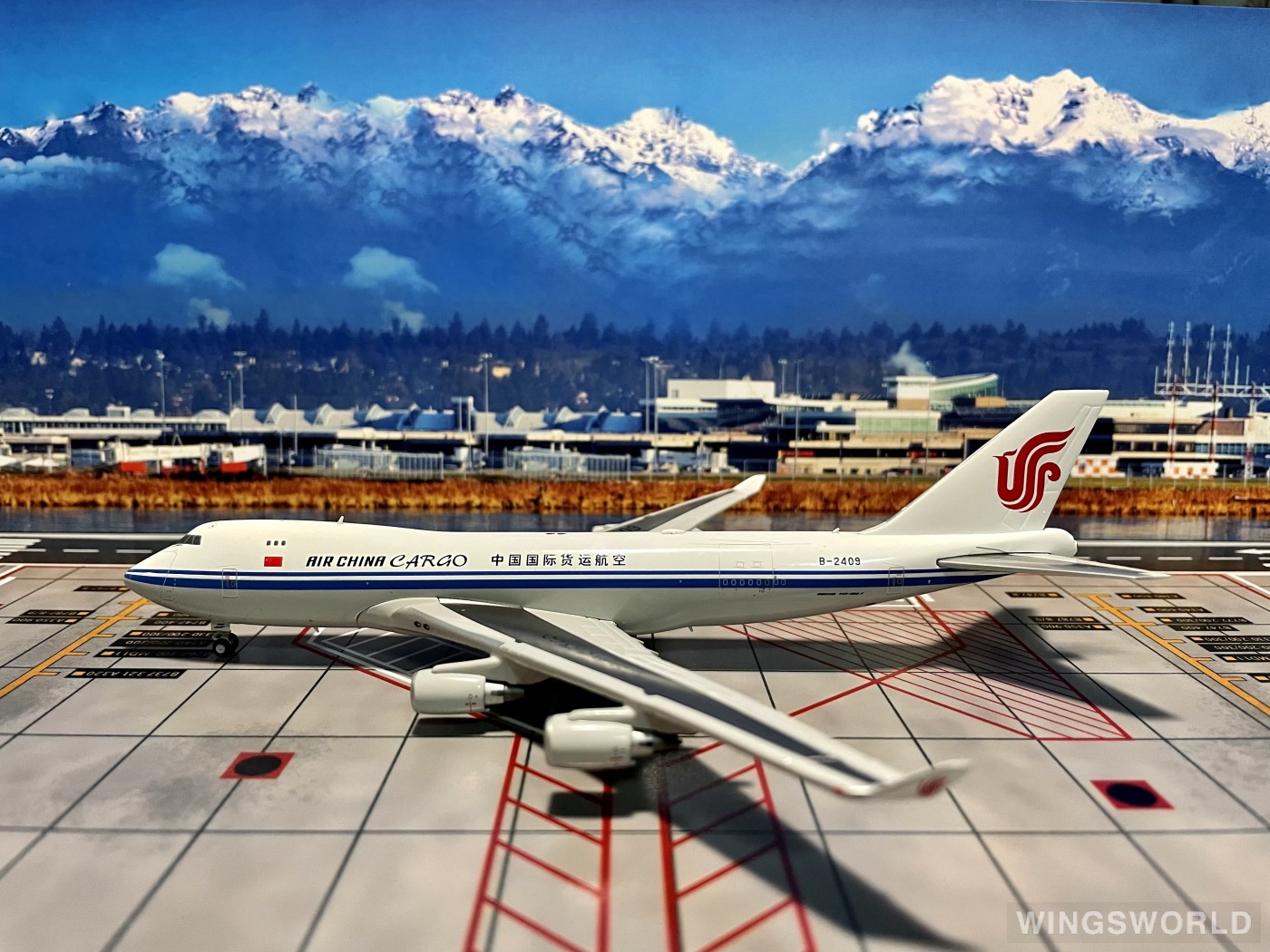 JC Wings 1:400 XX4447 Air China Cargo 中国国际货运航空 Boeing 747-400 B-2409