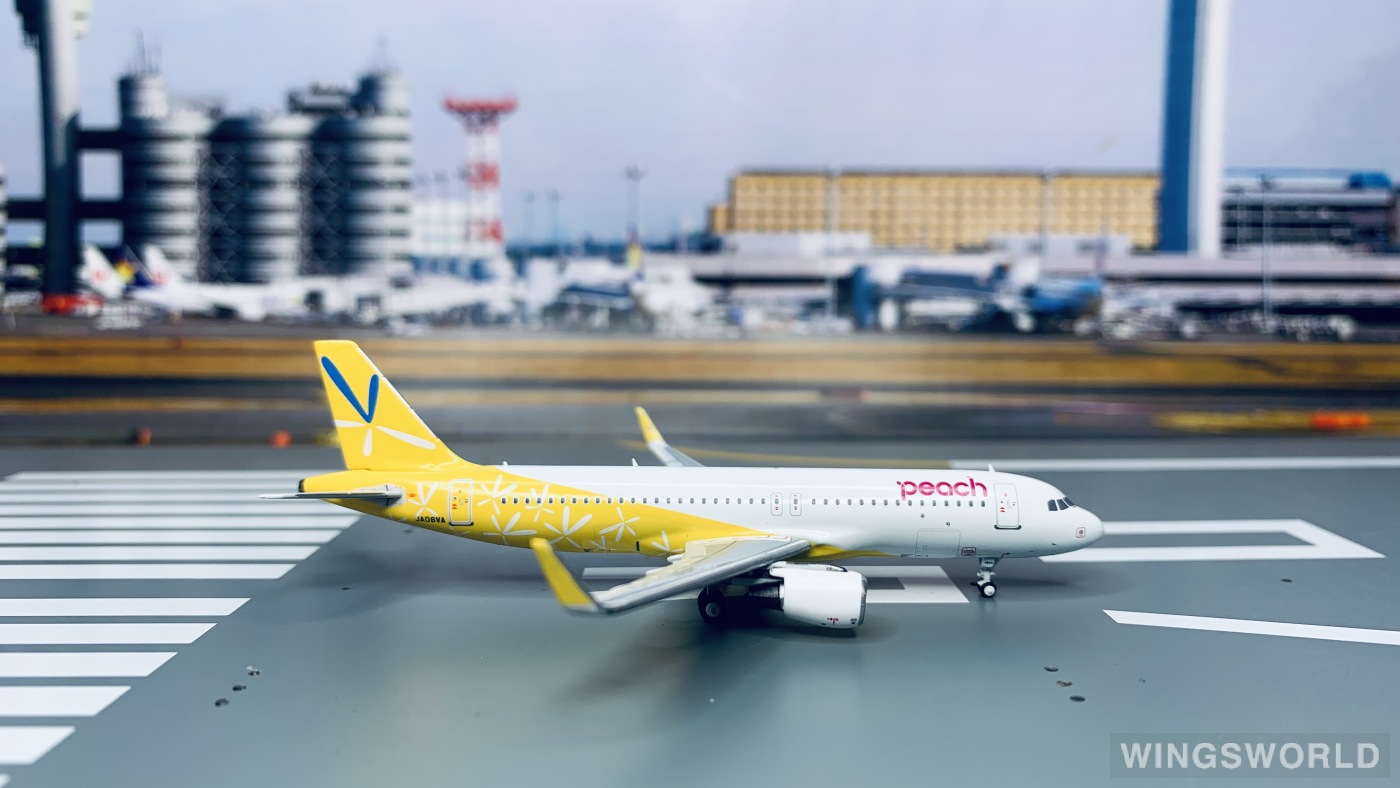 Pandamodel 1:400 202110 Vanilla Air 香草航空 Airbus A320 JA08VA