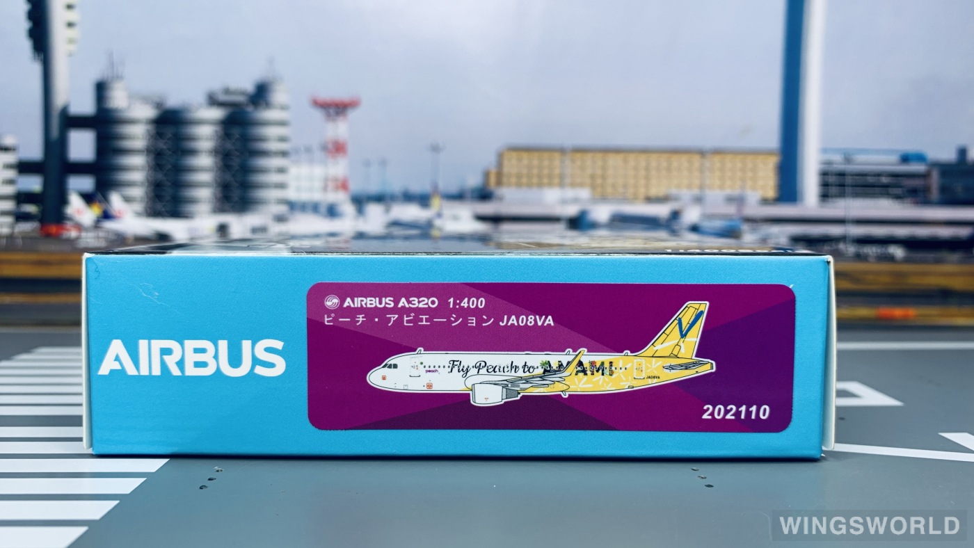 Pandamodel 1:400 202110 Vanilla Air 香草航空 Airbus A320 JA08VA