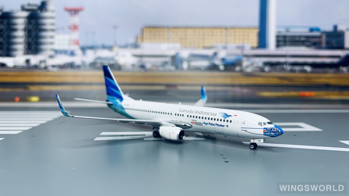 Phoenix 1:400 PH11691 Garuda Indonesia 印度尼西亚鹰航 Boeing 737-800 PK-GFQ