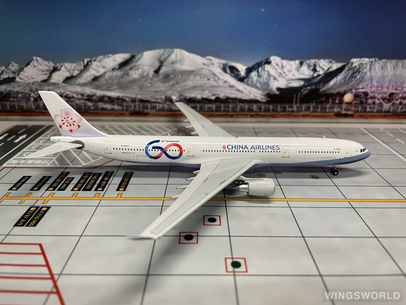 Aviation400 1:400 AV4059 China Airlines 中华航空 Airbus A330-300 B-18317