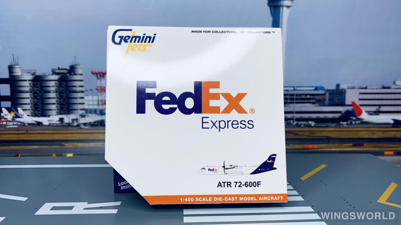 Geminijets 1:400 GJFDX1986 FedEx 联邦快递 ATR 72 EI-GUL