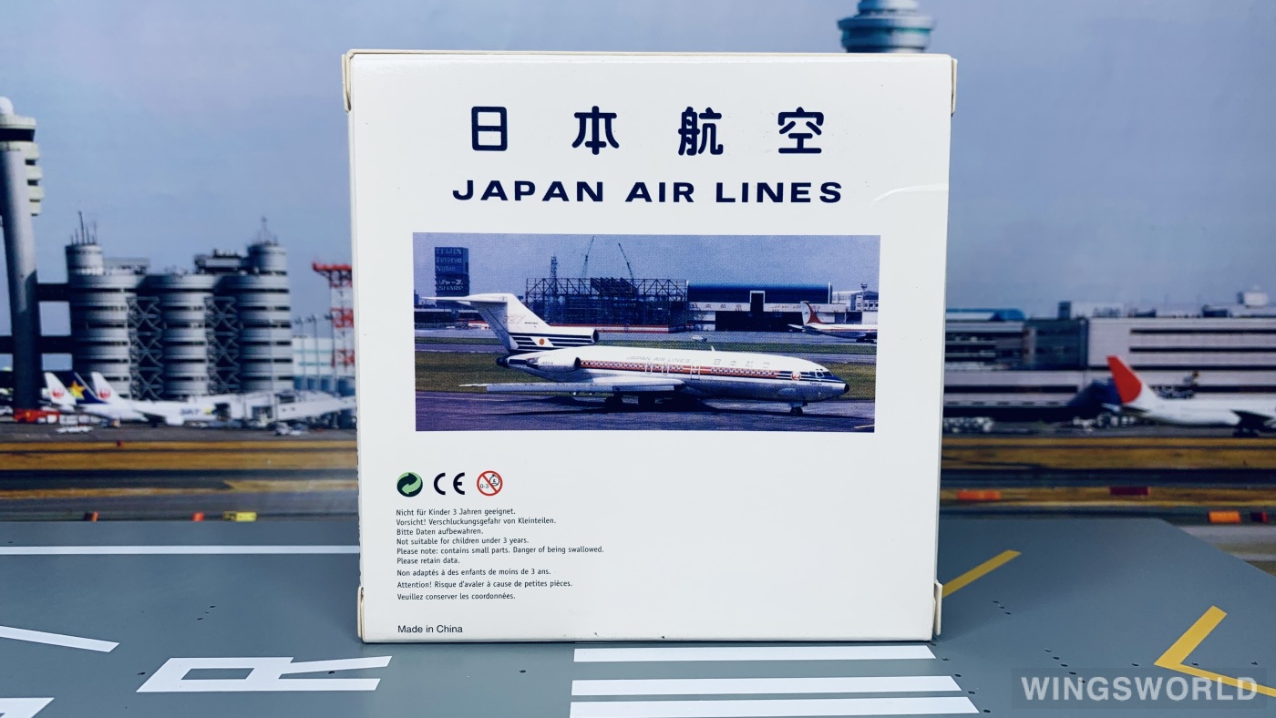 AeroClassics 1:400 ACJA8308 Japan Airlines 日本航空 Boeing 727-100 JA8308