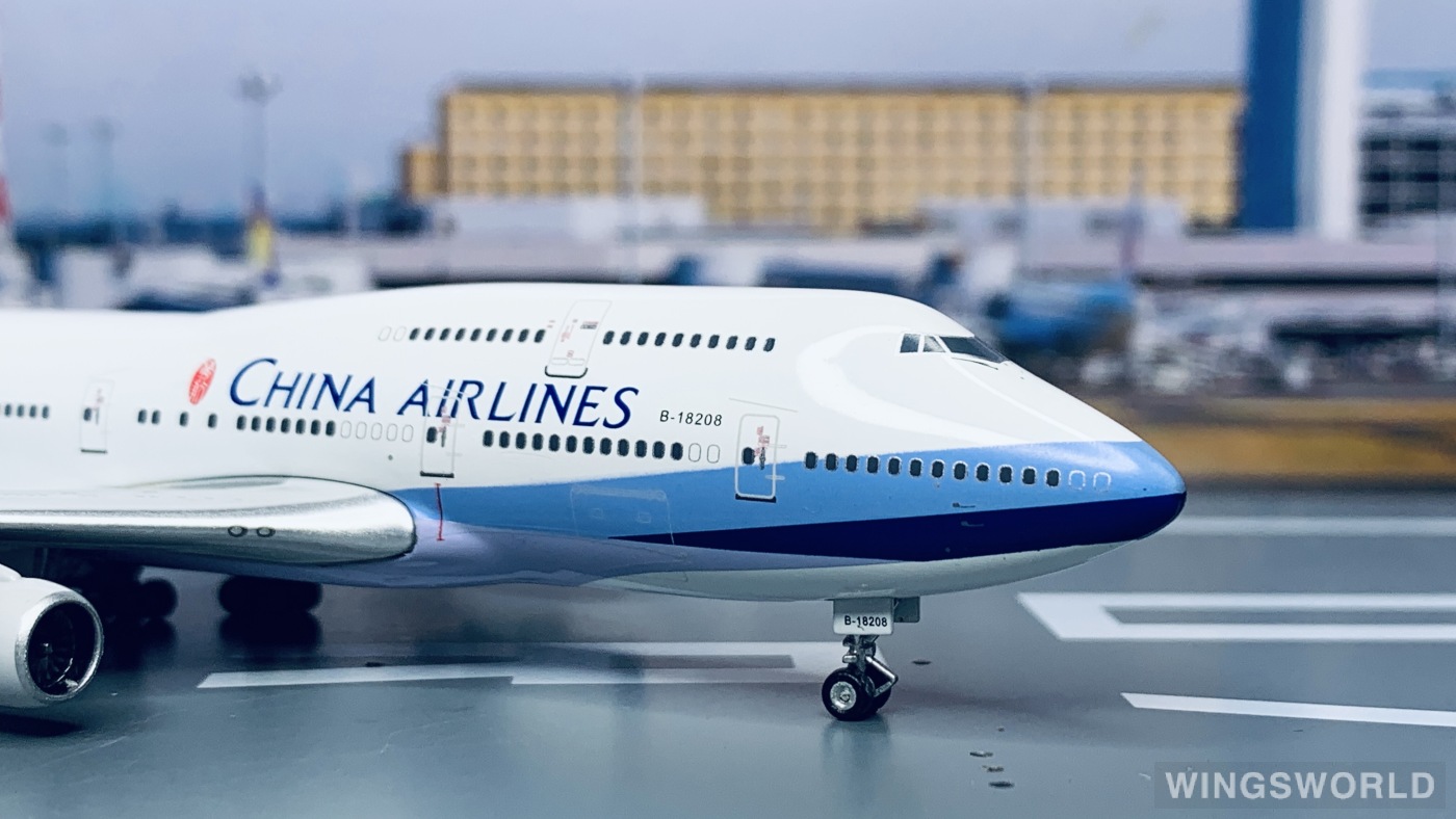 Phoenix 1:400 PH10351 China Airlines 中华航空 Boeing 747-400 B-18208