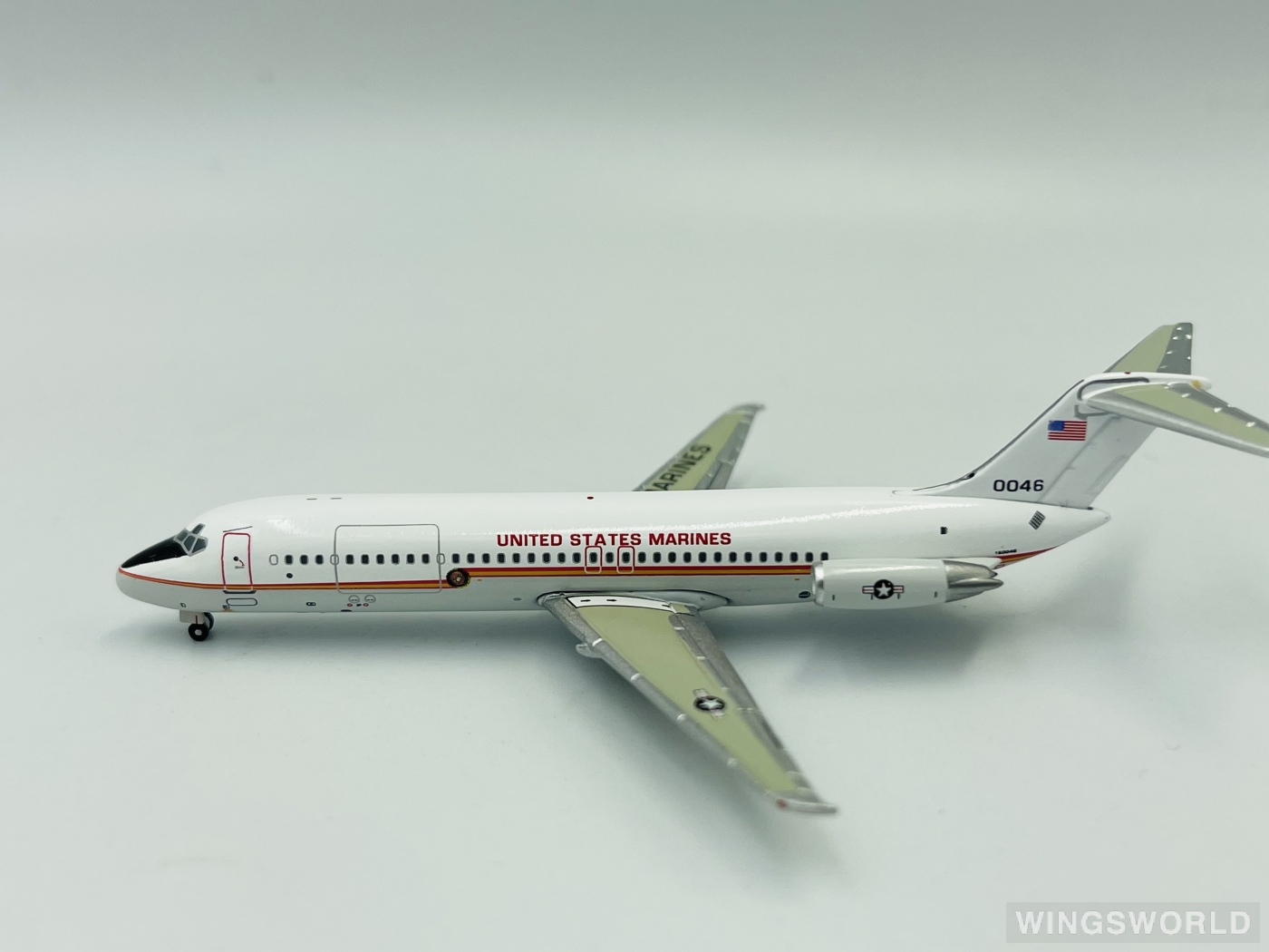 Jet-X 1:400 JX496 USMC 美国海军陆战队 McDonnell Douglas DC-9 0046