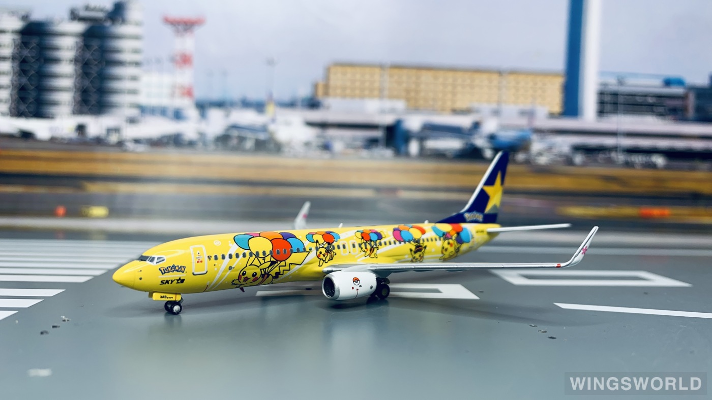 NGmodels 1:400 NG58111 Skymark Airlines 天马航空 Boeing 737-800 JA73AB
