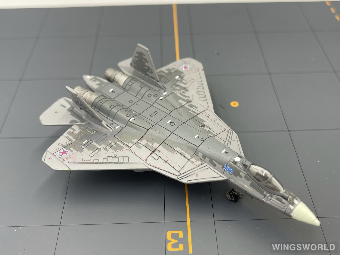 Herpa 1:200 570732 Sukhoi Aircraft Corporation 苏霍伊飞机公司 Sukhoi Su-57 510