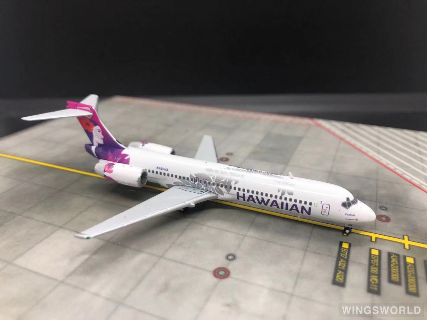 Geminijets 1:400 GJHAL1651 Hawaiian Airlines 夏威夷航空 Boeing 717 N488HA