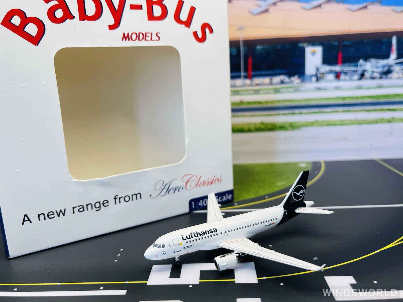 AeroClassics 1:400 AC419665 Lufthansa 汉莎航空 Airbus A319 D-AILW