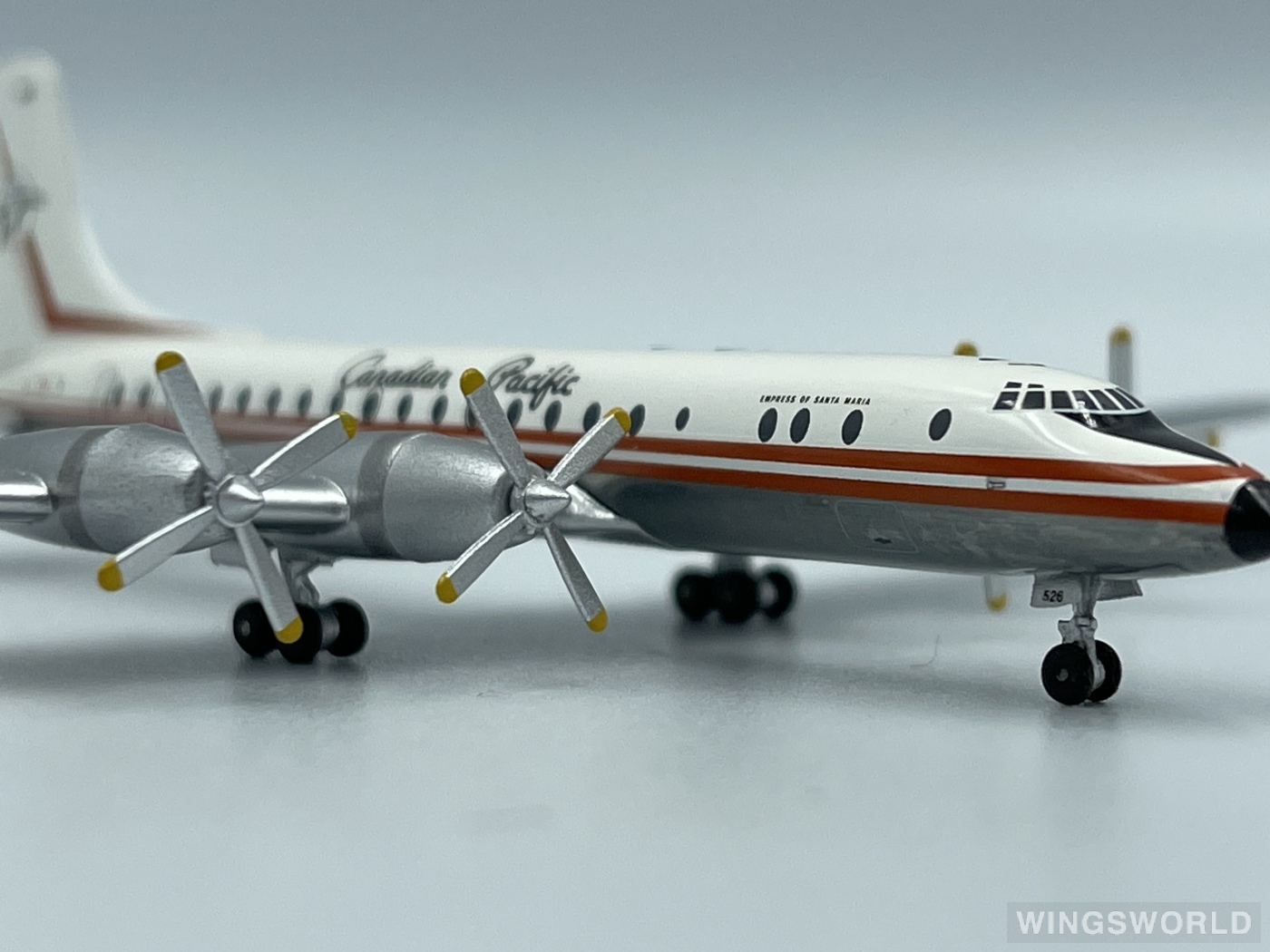 AeroClassics 1:400 ACCFCZX CP Air 加拿大太平洋航空 Bristol 175 Britannia CF-CZX