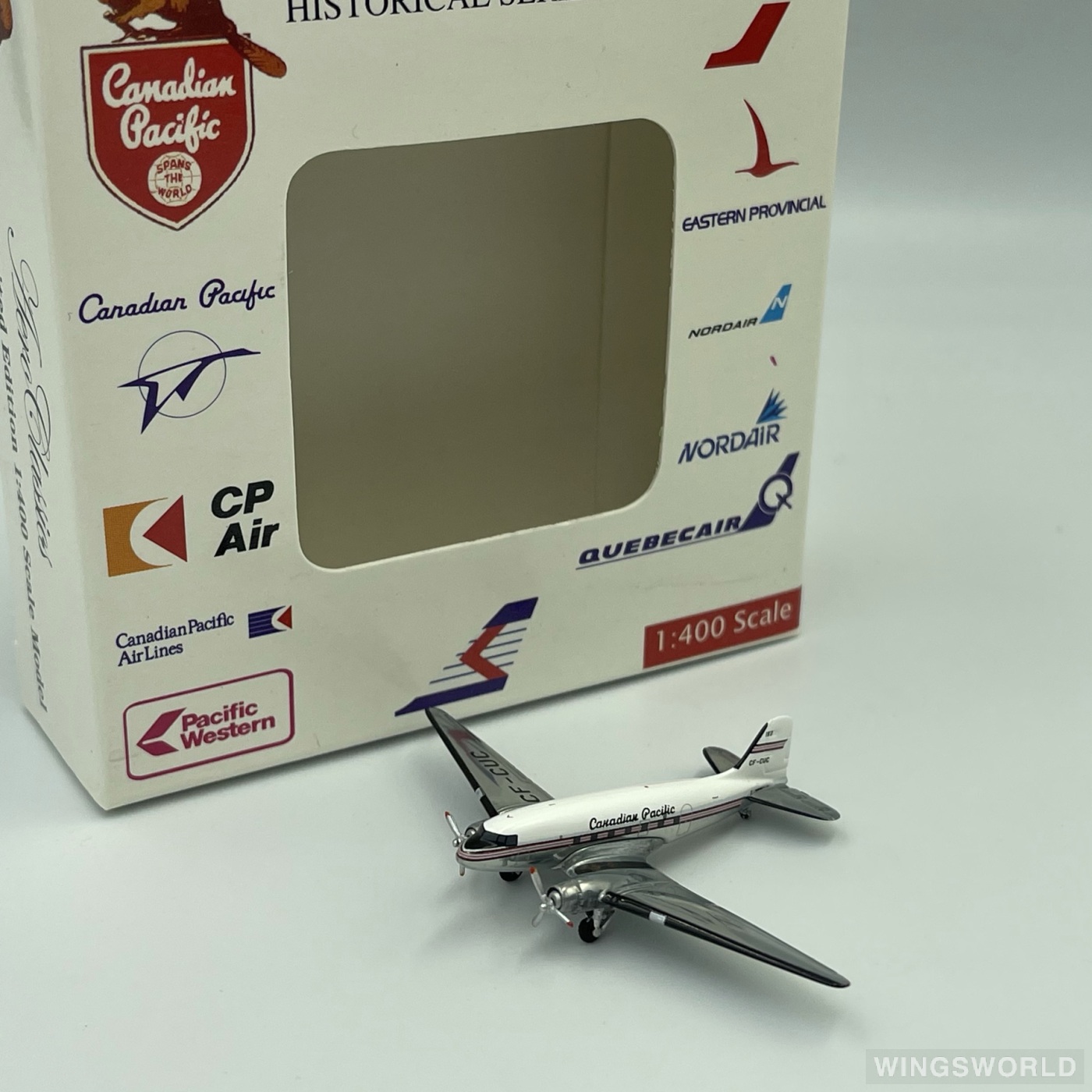 AeroClassics 1:400 ACCFCUC CP Air 加拿大太平洋航空 Douglas DC-3 CF-CUC