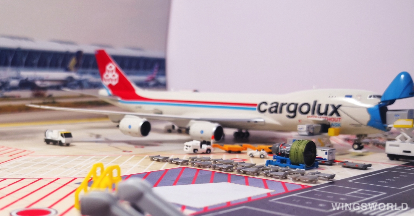 Geminijets 1:400 GJCLX1954 Cargolux 卢森堡货运航空 Boeing 747-8F LX-VCF