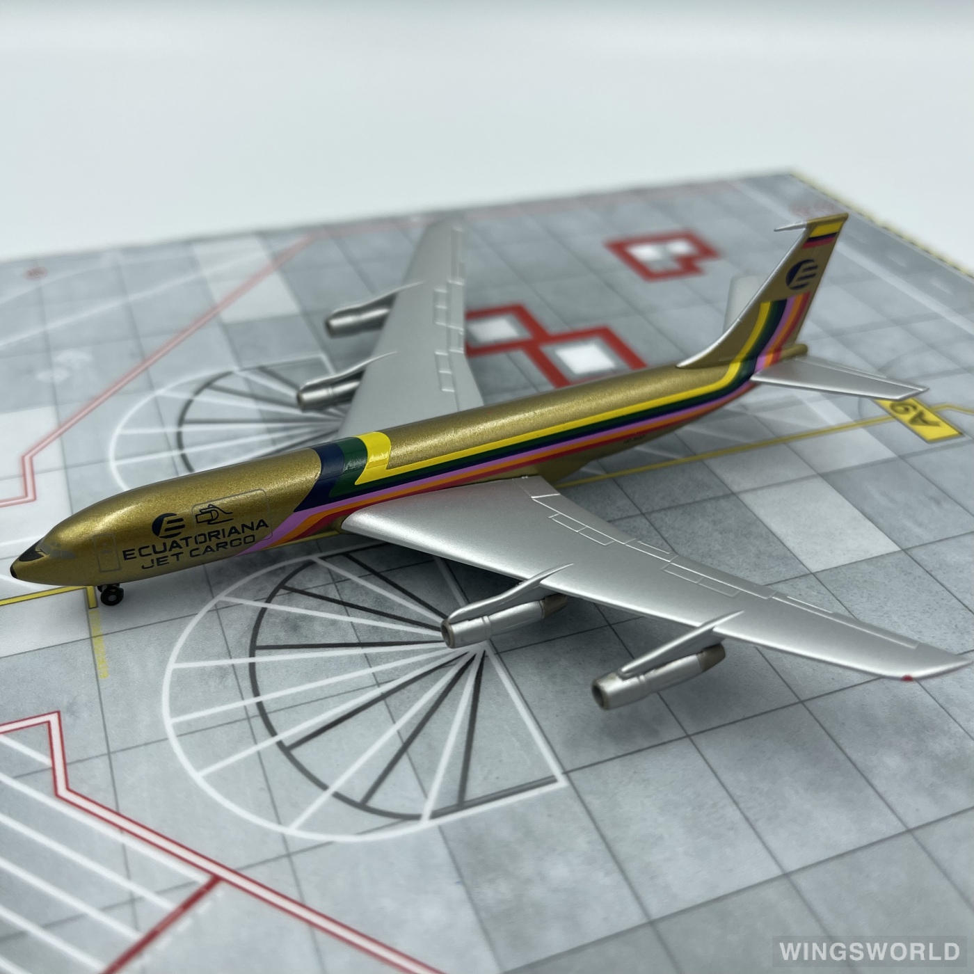 Herpa 1:400 560573 Ecuatoriana 厄瓜多尔航空 Boeing 707-300 HC-BGP