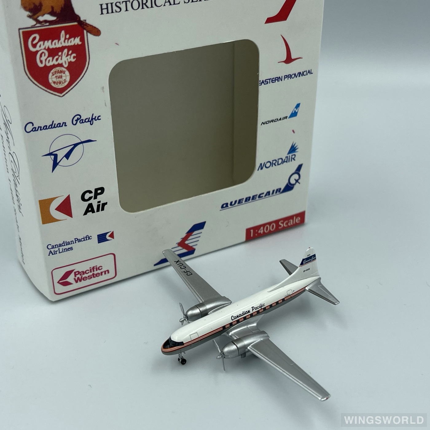 AeroClassics 1:400 ACCFCUX CP Air 加拿大太平洋航空 Convair CV-240 CF-CUX