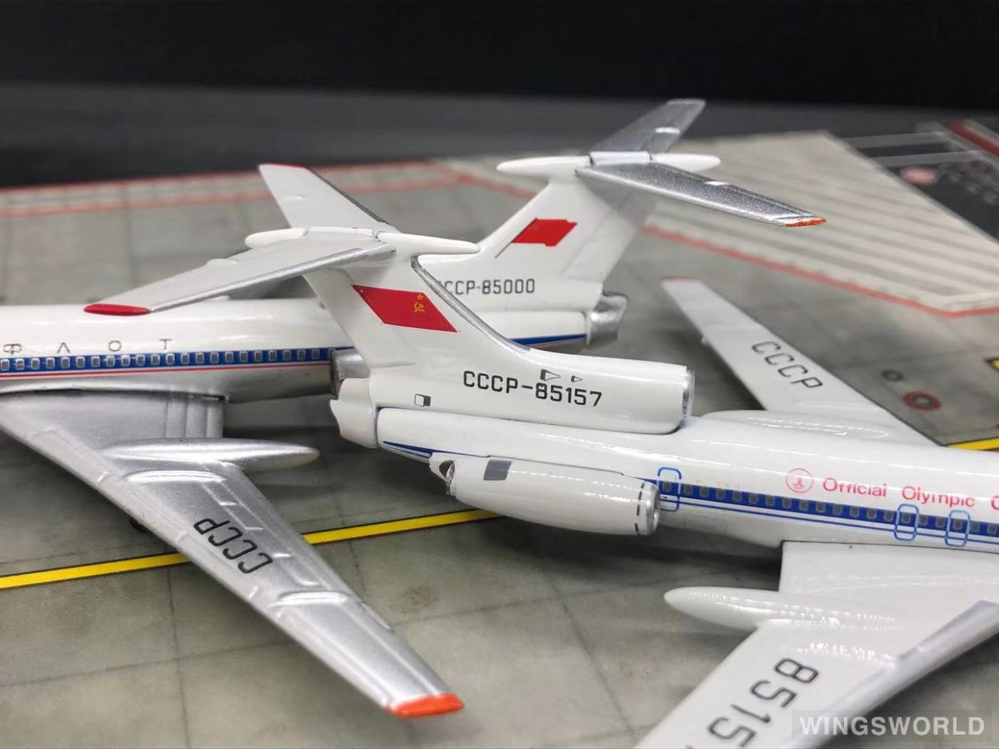 Phoenix 1:400 PH10719 Aeroflot 俄罗斯航空 Tupolev Tu-154 CCCP-85157