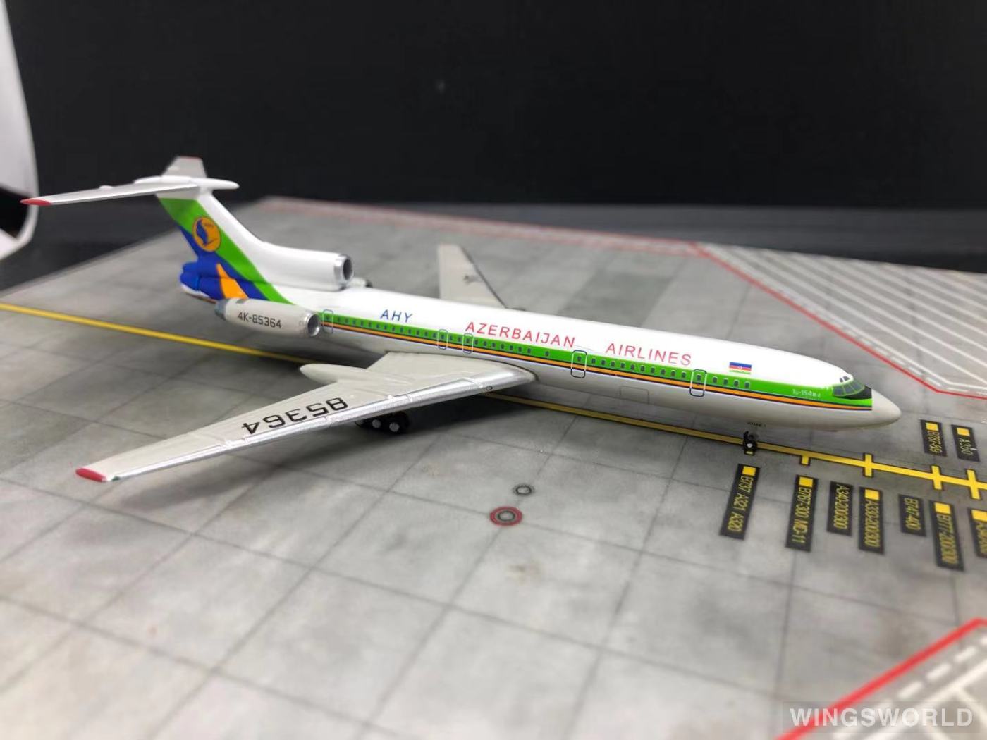 Phoenix 1:400 PH4AHY045 Azerbaijan Airlines 阿塞拜疆航空 Tupolev Tu-154 4K-85364