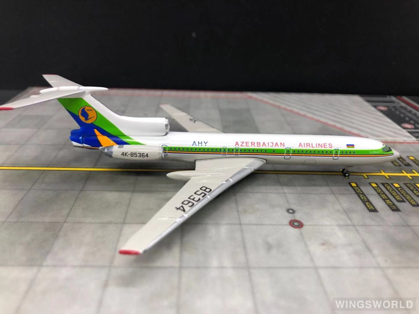 Phoenix 1:400 PH4AHY045 Azerbaijan Airlines 阿塞拜疆航空 Tupolev Tu-154 4K-85364