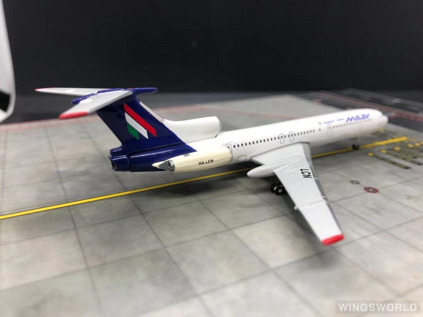 Geminijets 1:400 GJMAH449 Malév 匈牙利航空 Tupolev Tu-154 HA-LCN