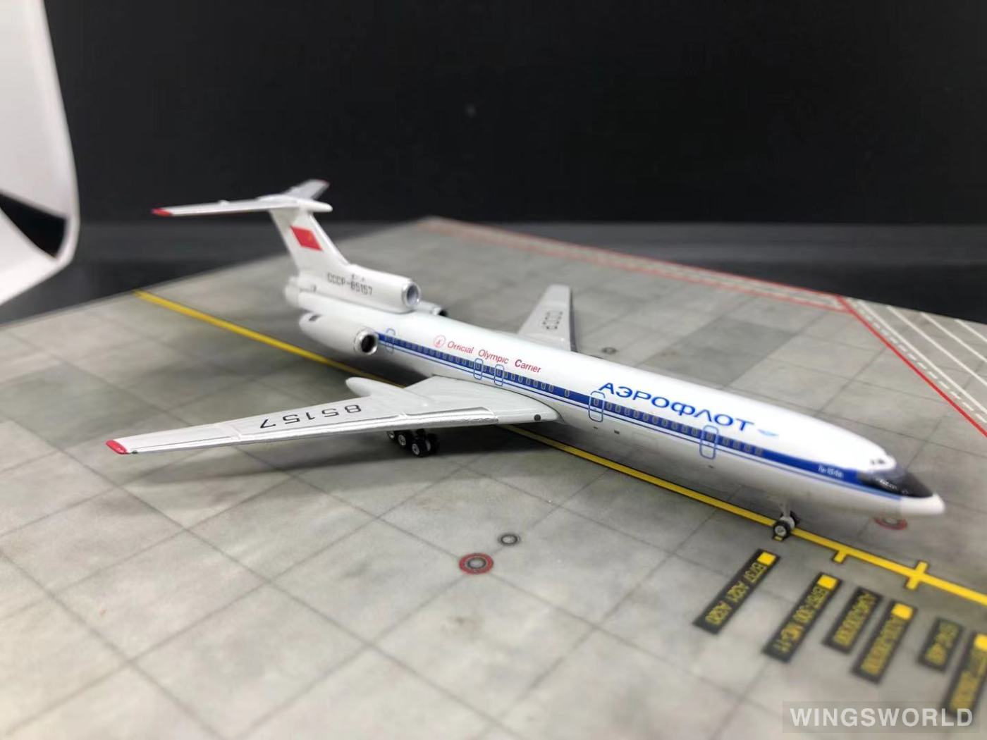 Phoenix 1:400 PH10719 Aeroflot 俄罗斯航空 Tupolev Tu-154 CCCP-85157