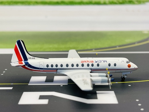 Arkia 以色列国内航空 Vickers Viscount 4X-AVE  AC4XAVE AeroClassics 1:400