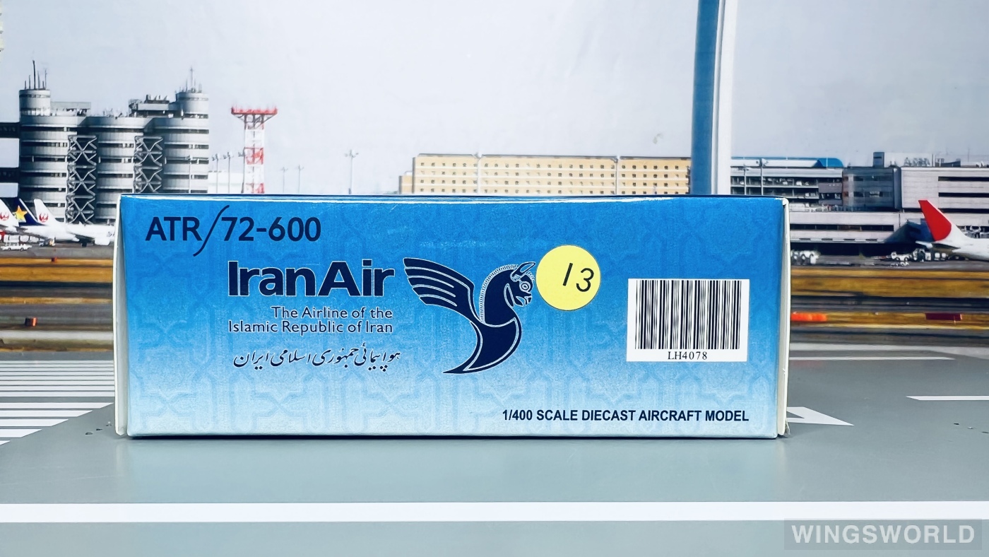 JC Wings 1:400 LH4078 Iran Air 伊朗航空 ATR 72 EP-ITA