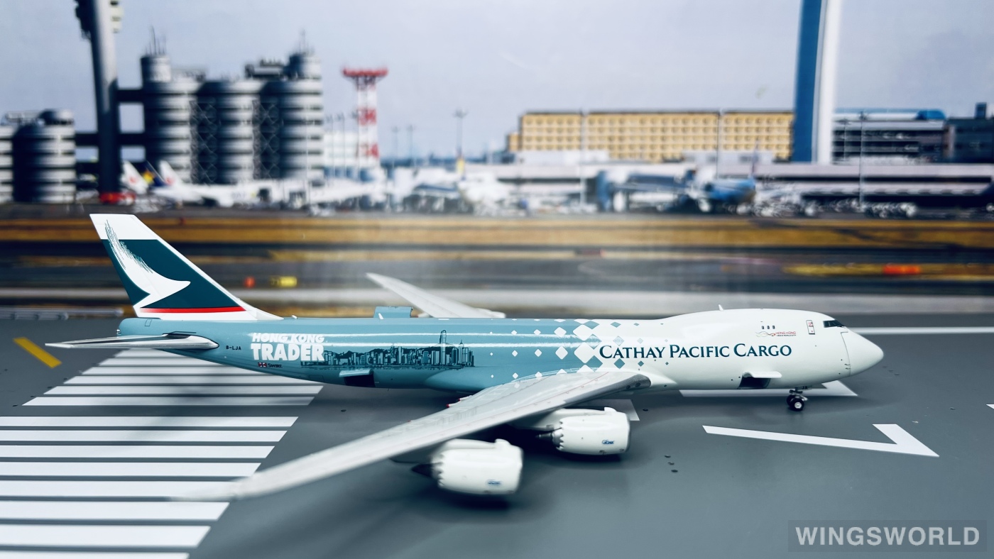 JC Wings 1:400 EW4748005 Cathay Pacific 国泰航空 Boeing 747-8F B-LJA