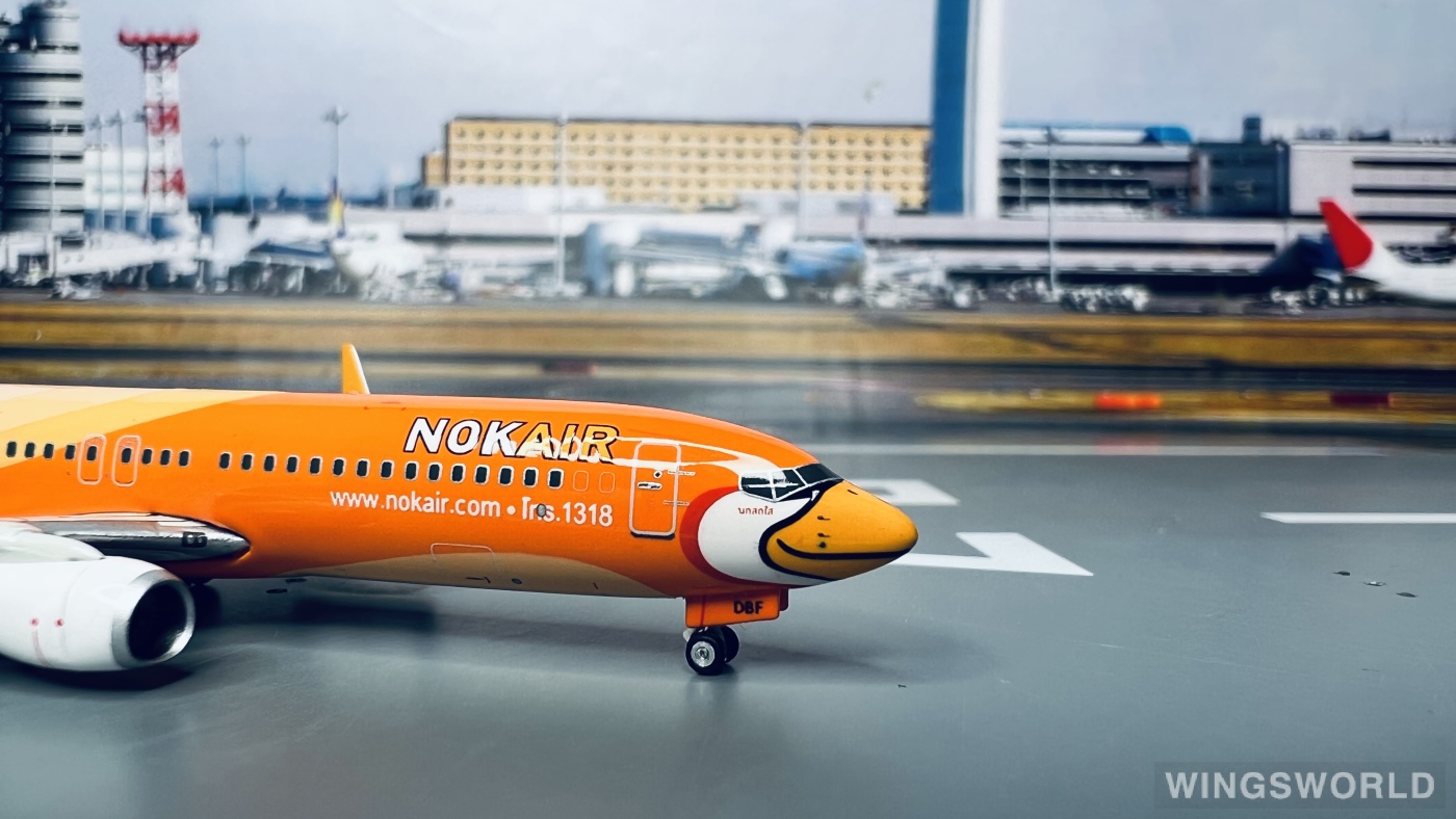 Phoenix 1:400 PH10729 Nok Air 皇雀航空 Boeing 737-800 HS-DBF