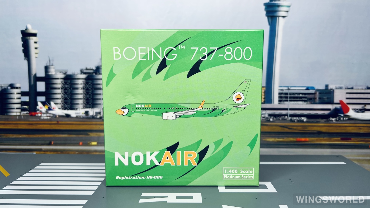 Phoenix 1:400 PH10730 Nok Air 皇雀航空 Boeing 737-800 HS-DBG