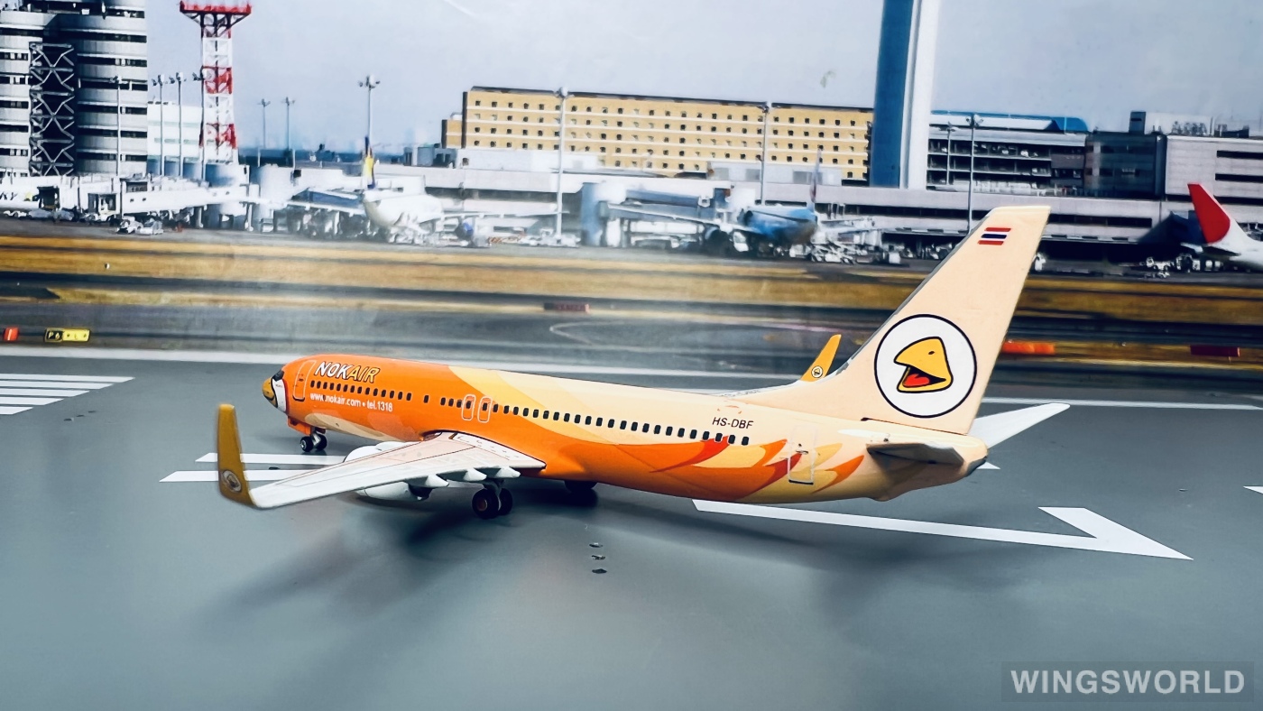 Phoenix 1:400 PH10729 Nok Air 皇雀航空 Boeing 737-800 HS-DBF