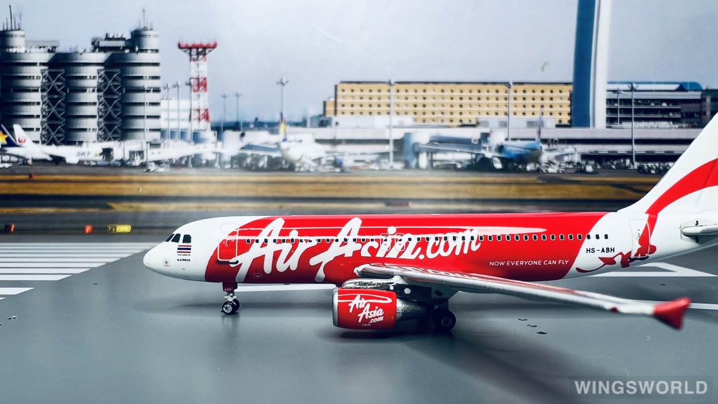 Phoenix 1:400 PH10609 AirAsia 亚洲航空 Airbus A320 HS-ABH