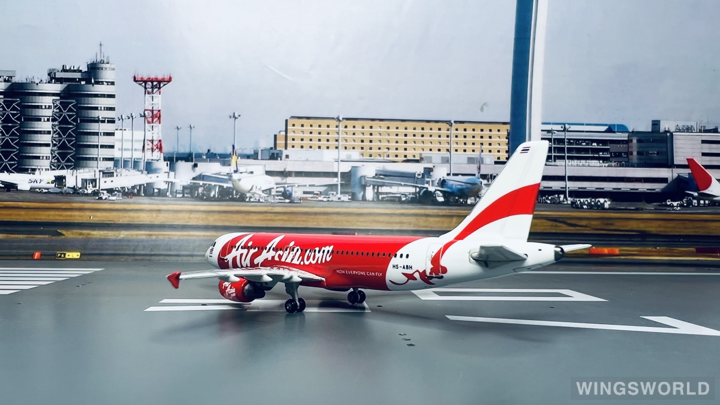 Phoenix 1:400 PH10609 AirAsia 亚洲航空 Airbus A320 HS-ABH