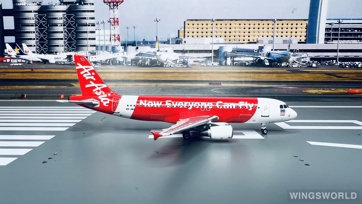 Phoenix 1:400 PH10691 AirAsia 亚洲航空 Airbus A320 HS-ABZ