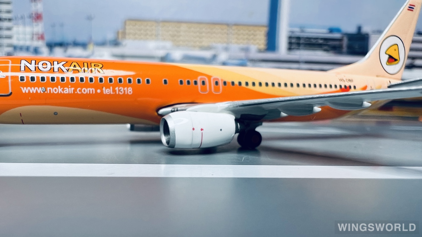 Phoenix 1:400 PH10729 Nok Air 皇雀航空 Boeing 737-800 HS-DBF