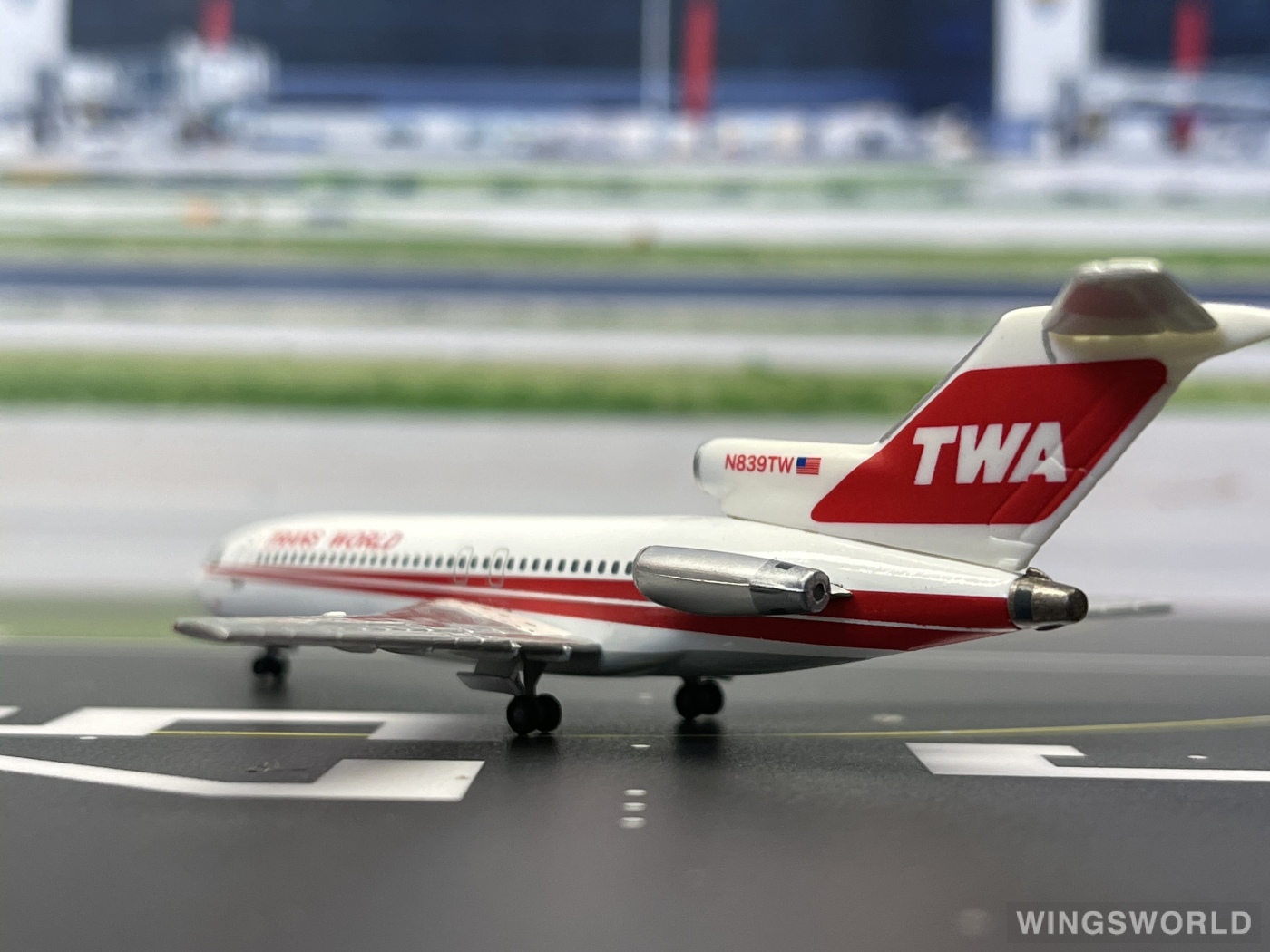 Herpa 1:400 561723 TWA 环球航空 Boeing 727-100 N839TW