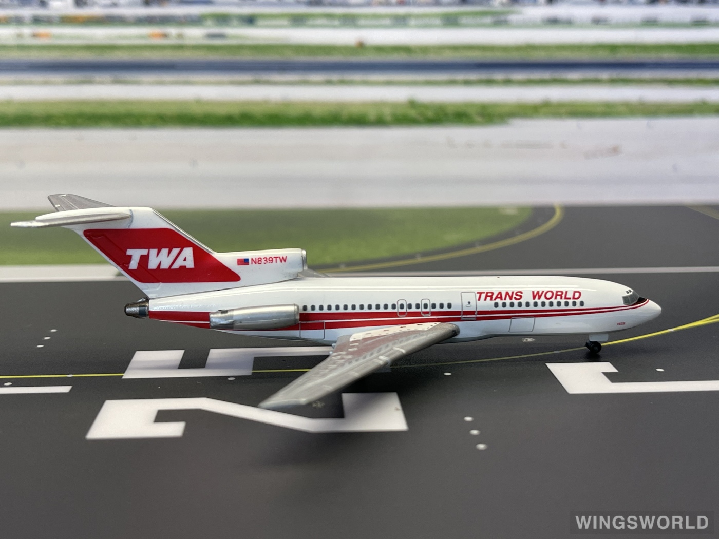 Herpa 1:400 561723 TWA 环球航空 Boeing 727-100 N839TW