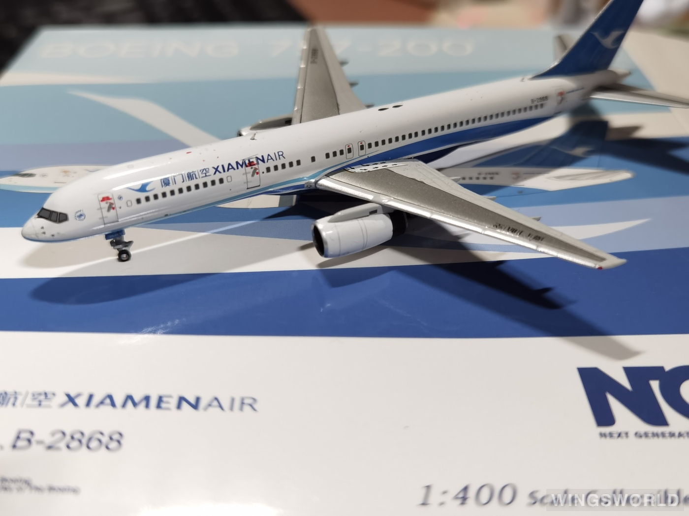 NGmodels 1:400 NG53125 XiamenAir 厦门航空 Boeing 757-200 B-2868